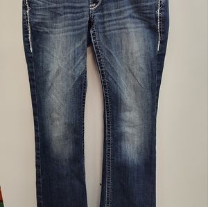 Ariat Womens R. E. A. L. Mid rise boot cut jeans